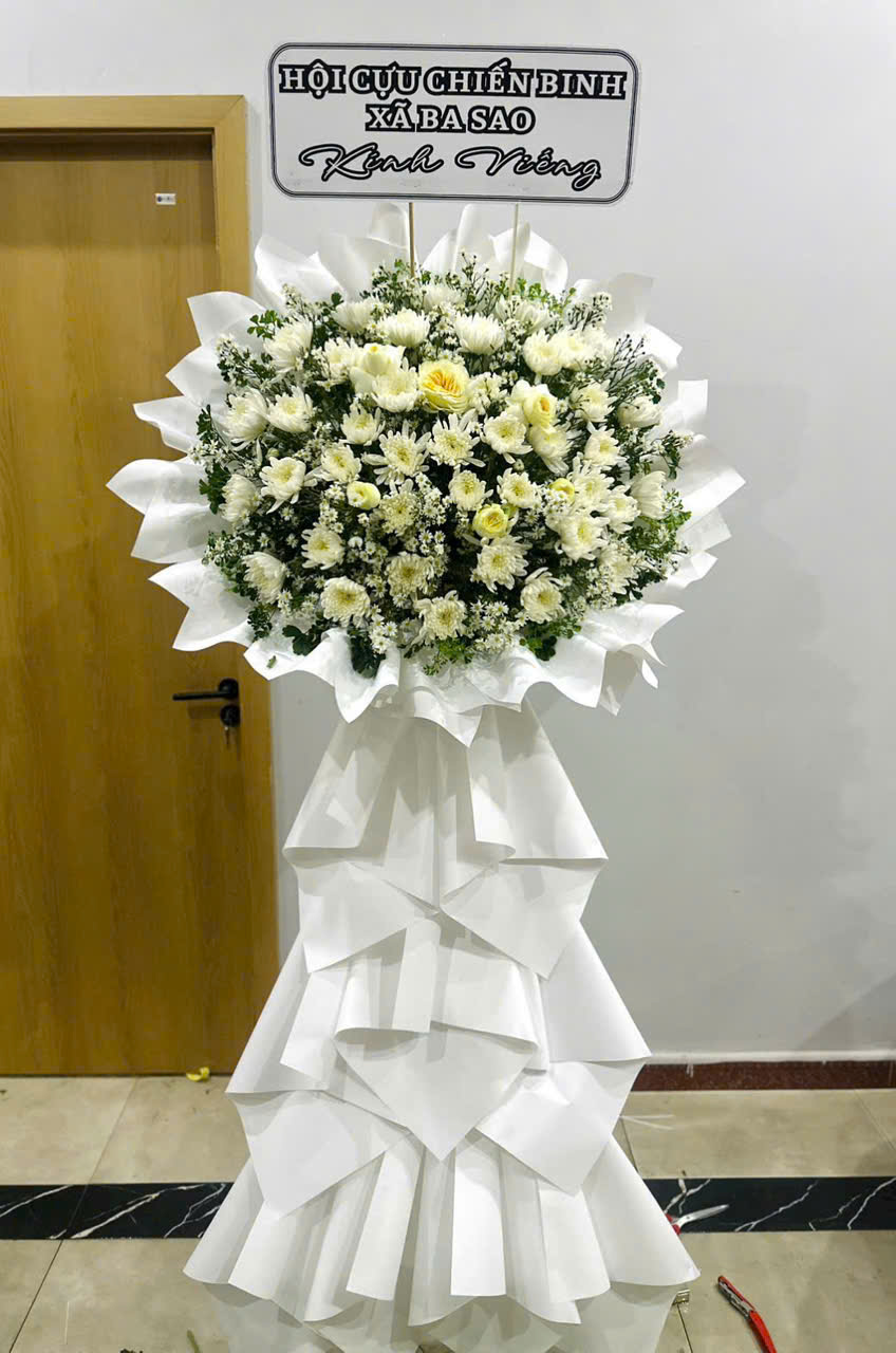 Hoa chia buồn B007